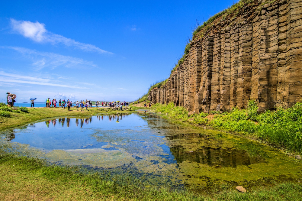 大菓葉柱狀玄武岩