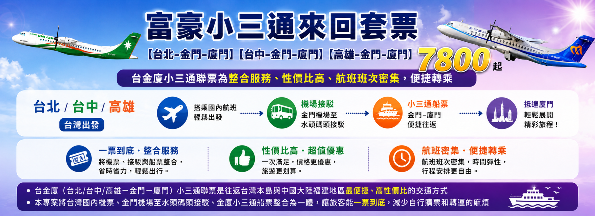 富豪小三通專案