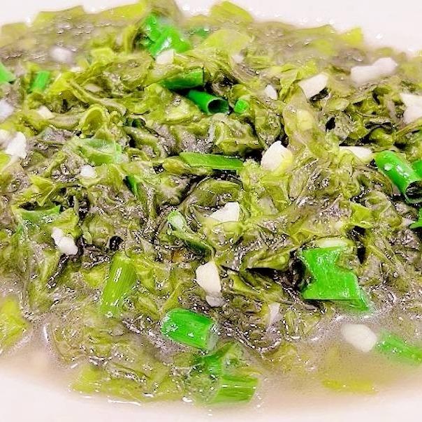 炒野生紫菜