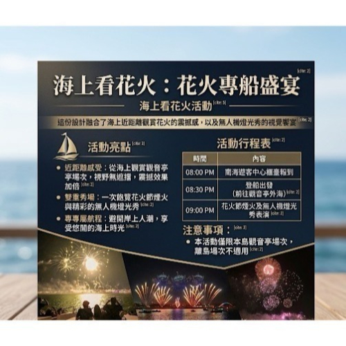 海上看花火活動