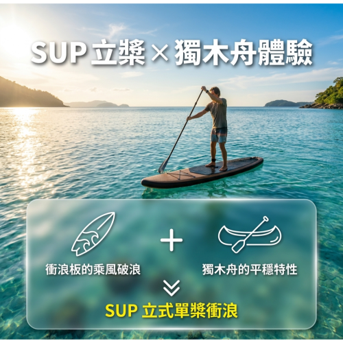 SUP+獨木舟活動